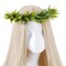 Artificial Tropical Green Leaf Headpiece Hawaii Floral Headdress for Girls Women Hawaii Decor Summer Beach Party Costume Accessories